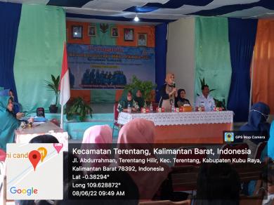 TIM PKK KECAMATAN TERENTANG PERINGATI HARI KESATUAN GERAK (HKG) PKK KE-50